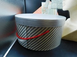 replica grey stripe box a